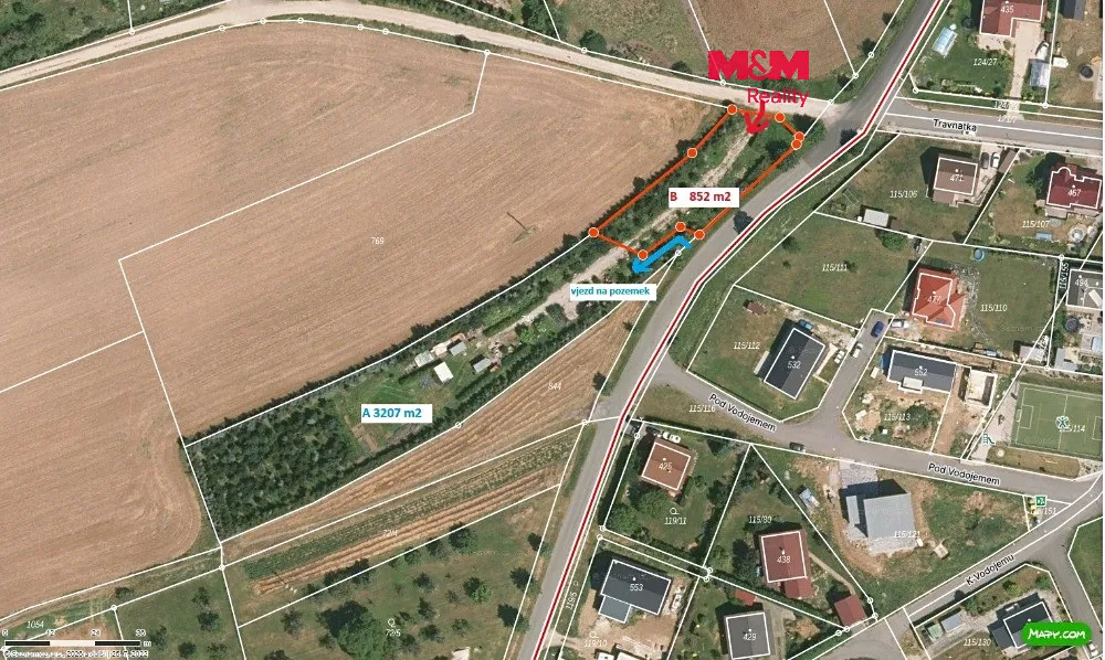 Prodej stavebního pozemku 4059 m²